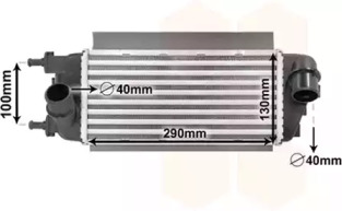 VAN WEZEL 17004455 -  Интеркулер